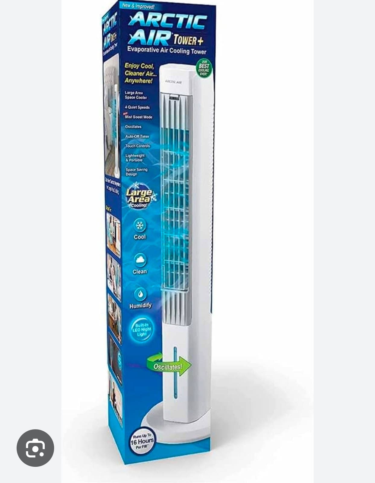 Enfriador de aire evaporativo Arctic Air Tower+