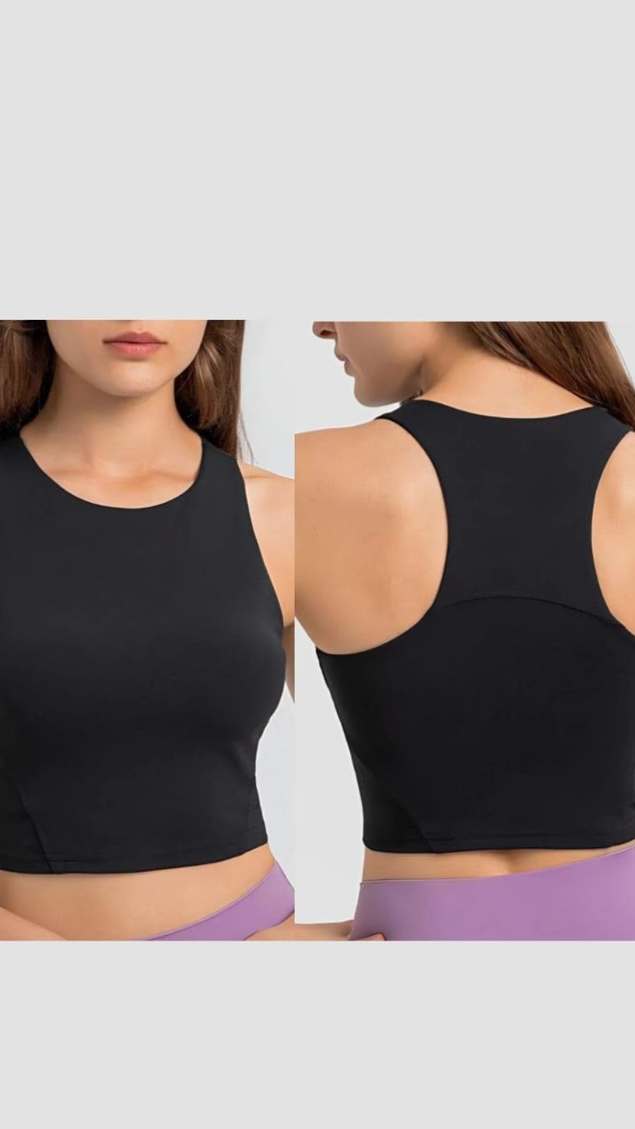Top Deportivo Mujer negro