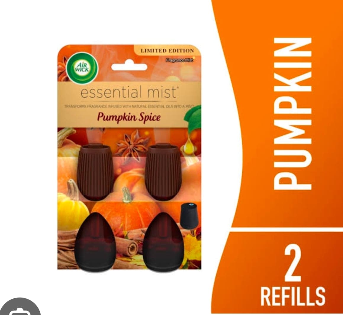 Air Wick Essential Mist en la fragancia de edición limitada Pumpkin Spice