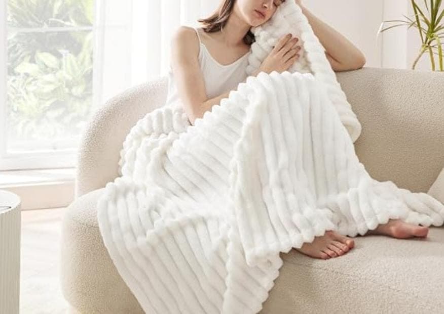 MANTA Bedsure Chunky Corduroy de 50x60 pulgadas