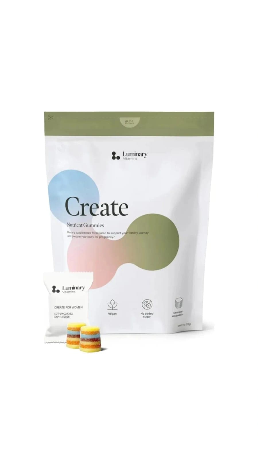 Gomitas de la marca Luminary Vitamins