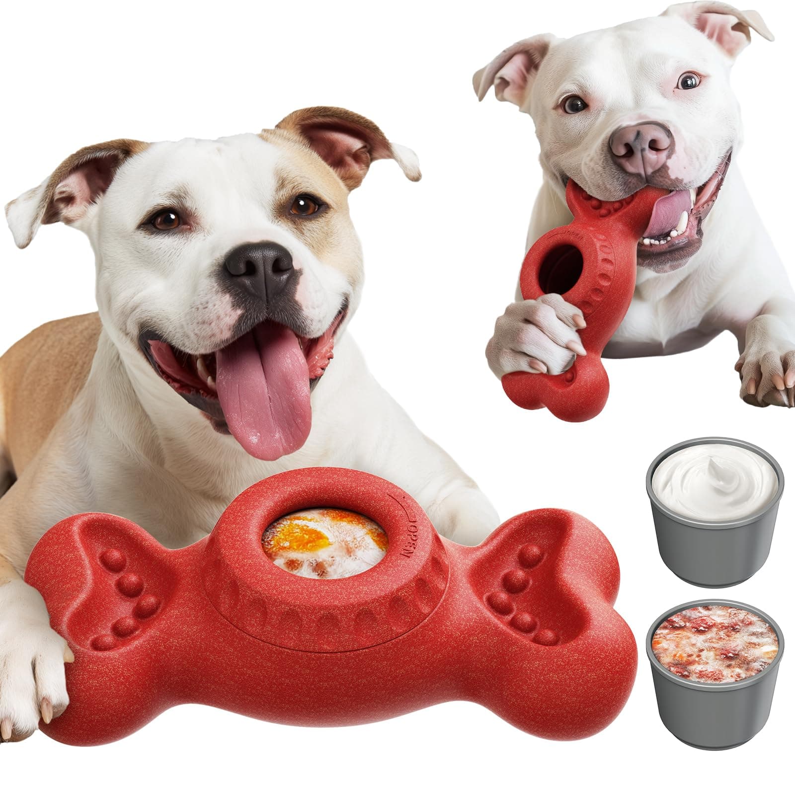 JUGUETE INTERACTIVO EN FORMA DE HUESO PARA PERRO
