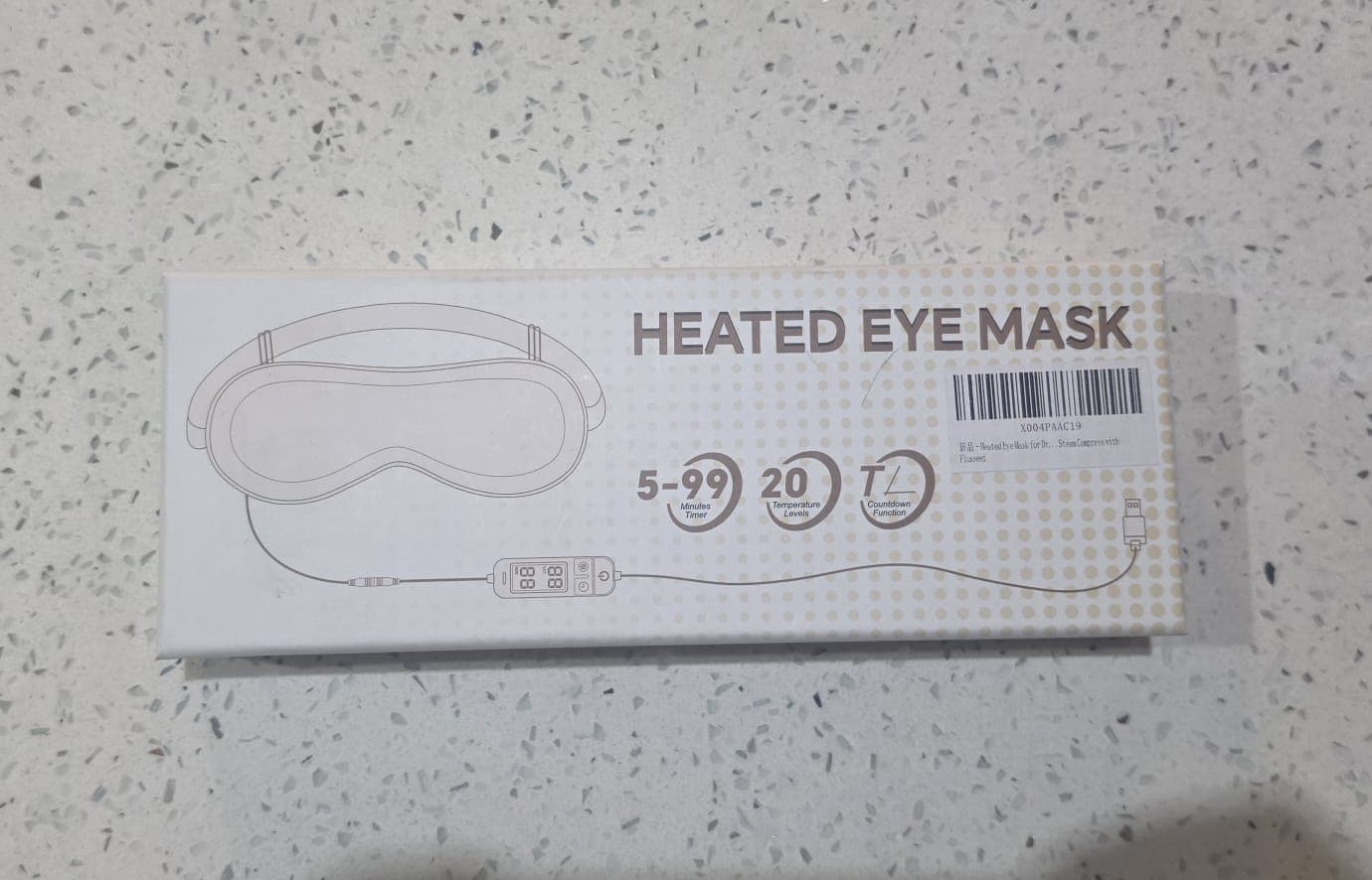 MASCARA DE OJOS TERMICA ELECTRICA
