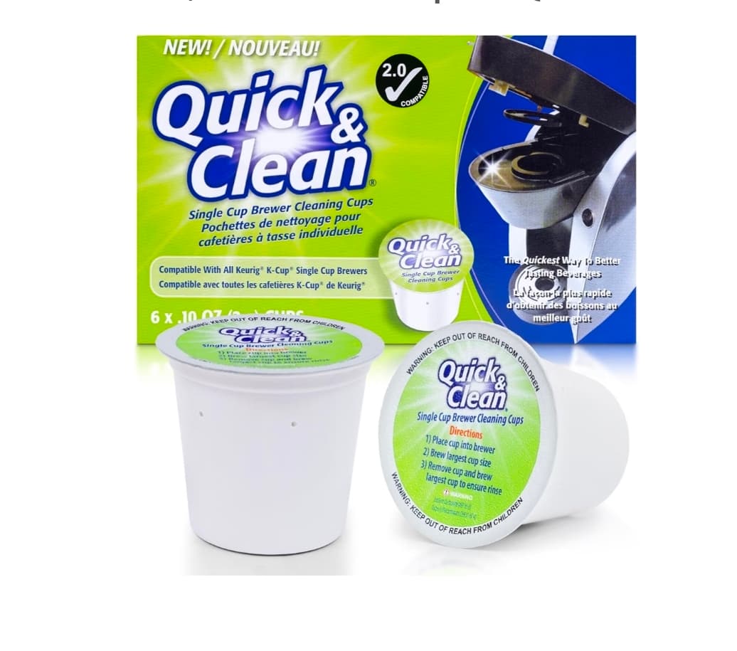 cápsulas de limpieza para cafetera Quick & Clean son pastillas biodegradables