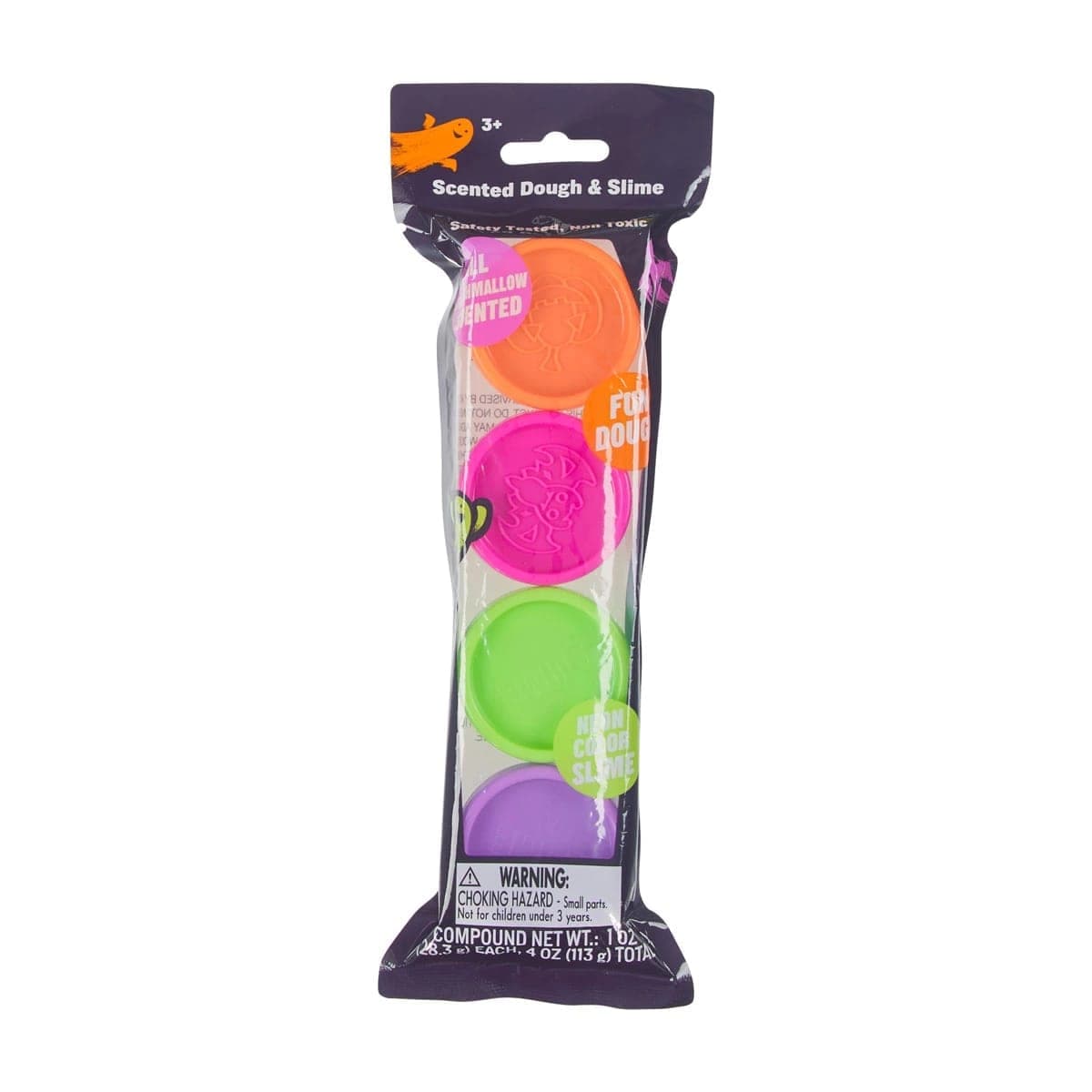 Paquete de Halloween masa slime (set de 4 piezas)