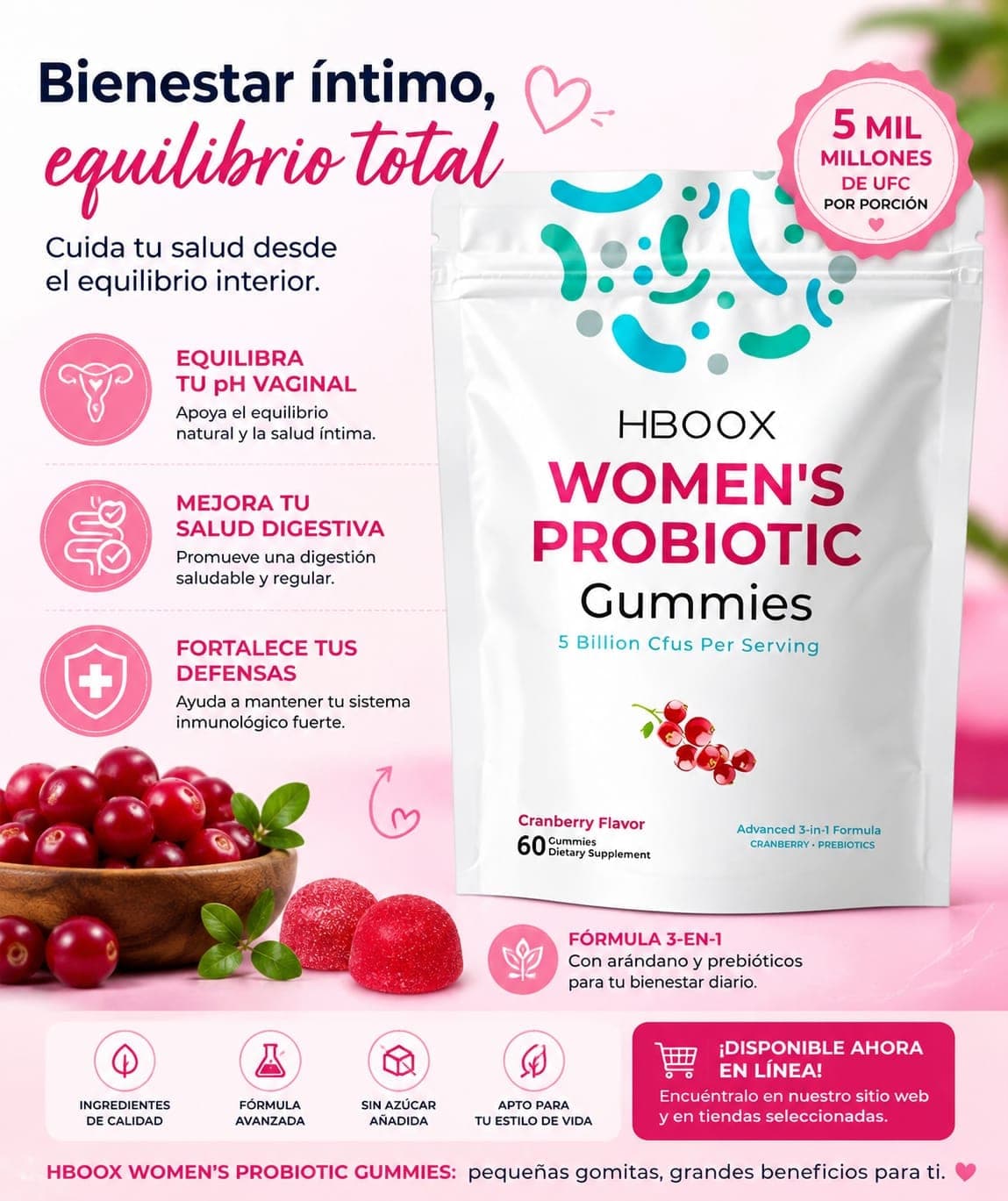 Probioticos HBOOX Women's