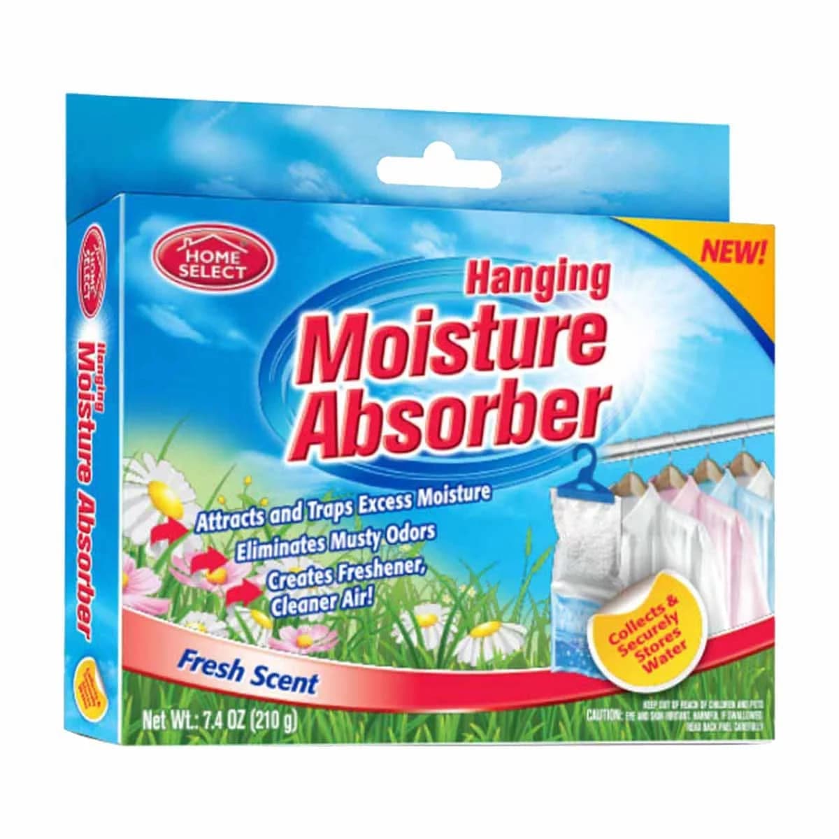 Absorbedor de humedad colgante Home Select, aroma fresco, 211 g